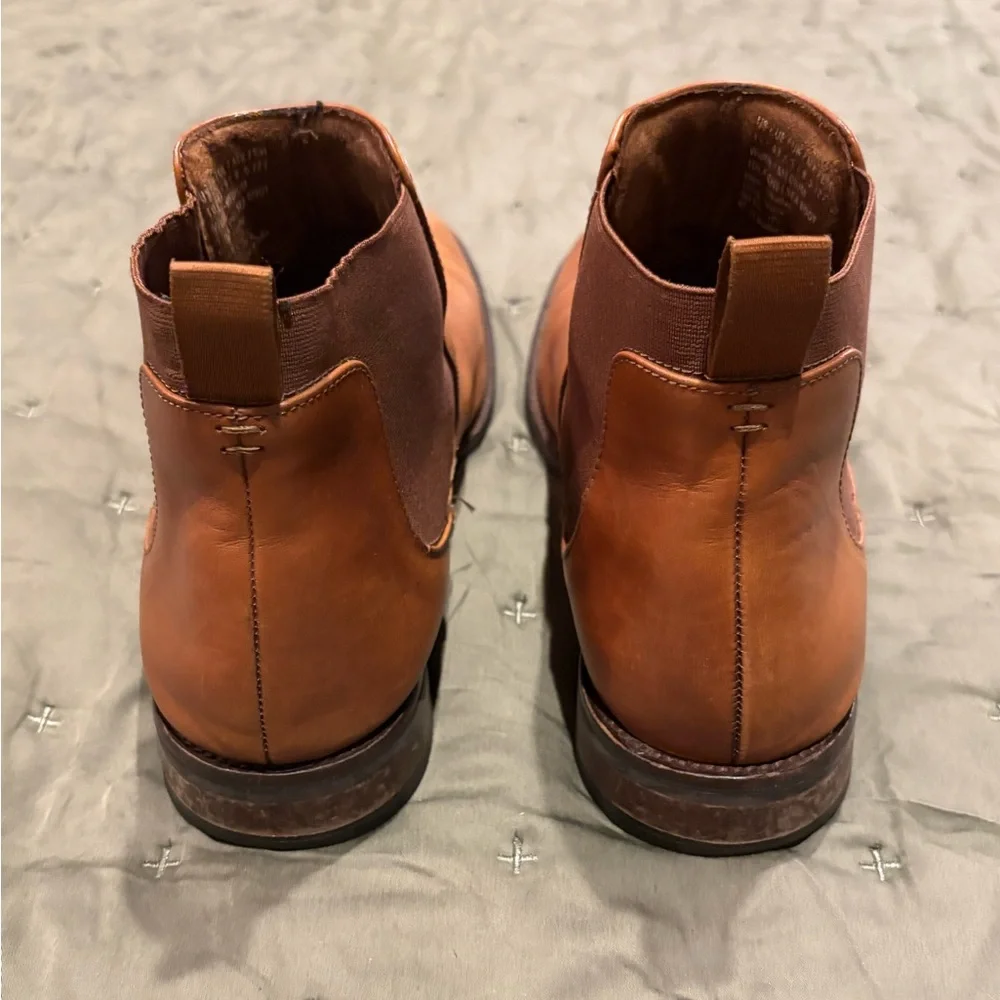 Men's Leather Chelsea Boots Size 10
